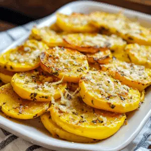 Parmesan Baked Yellow Squash