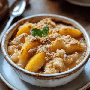 Peach Cobbler