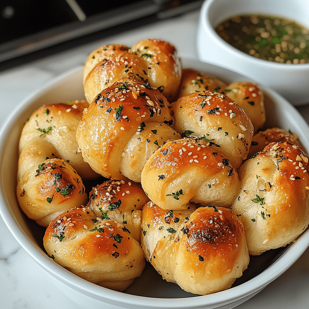 Quick Air Fryer Garlic Knots Recipe