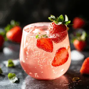Refreshing Strawberry Sprite Mocktail Recipe (Non-Alcoholic)