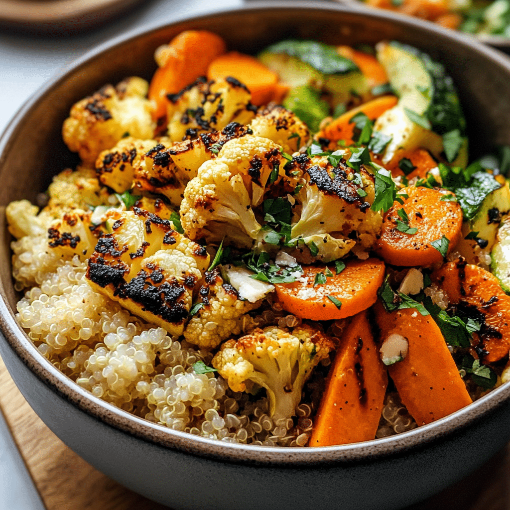 Roasted Veggie Glow Bowls
