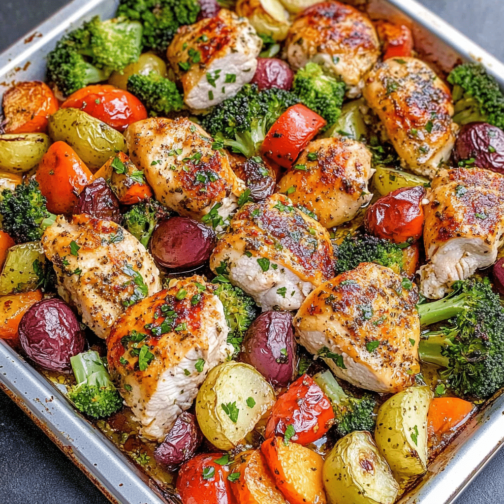 Sheet Pan Chicken & Veggies