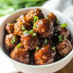 Slow Cooker Honey Garlic Meatballs