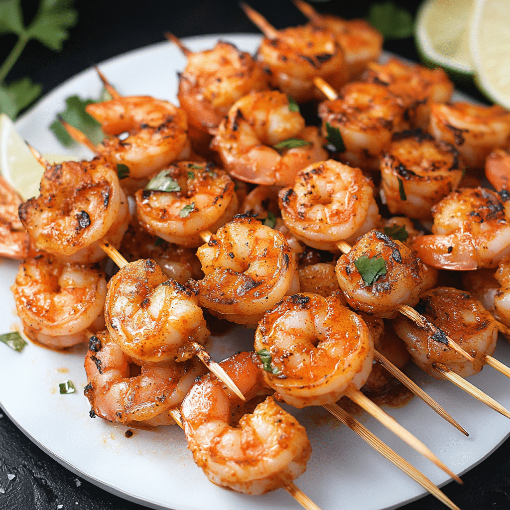 Spicy Grilled Shrimp Skewers