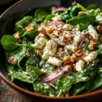 Spinach Salad with Poppy Seed Dressing