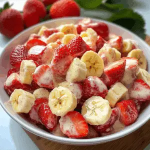 Strawberry Banana Salad