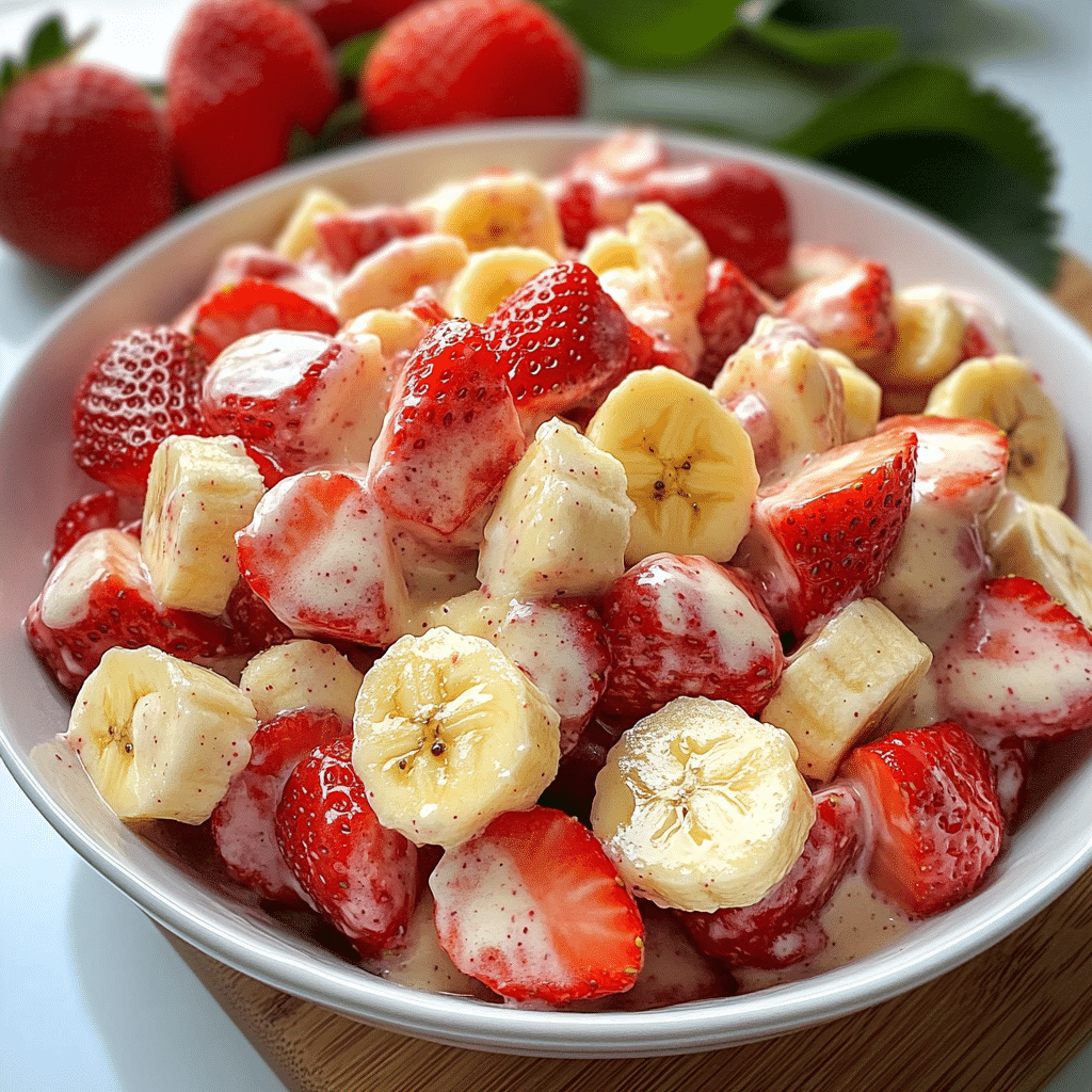 Strawberry Banana Salad