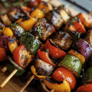 Veggie Kabobs with Balsamic Marinade