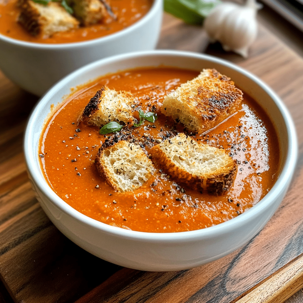 15-Minute Creamy Tomato Soup (Vegan)