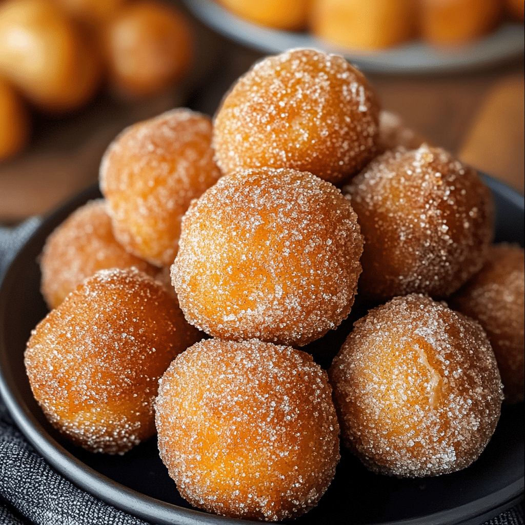 Apple Cider Doughnut Holes