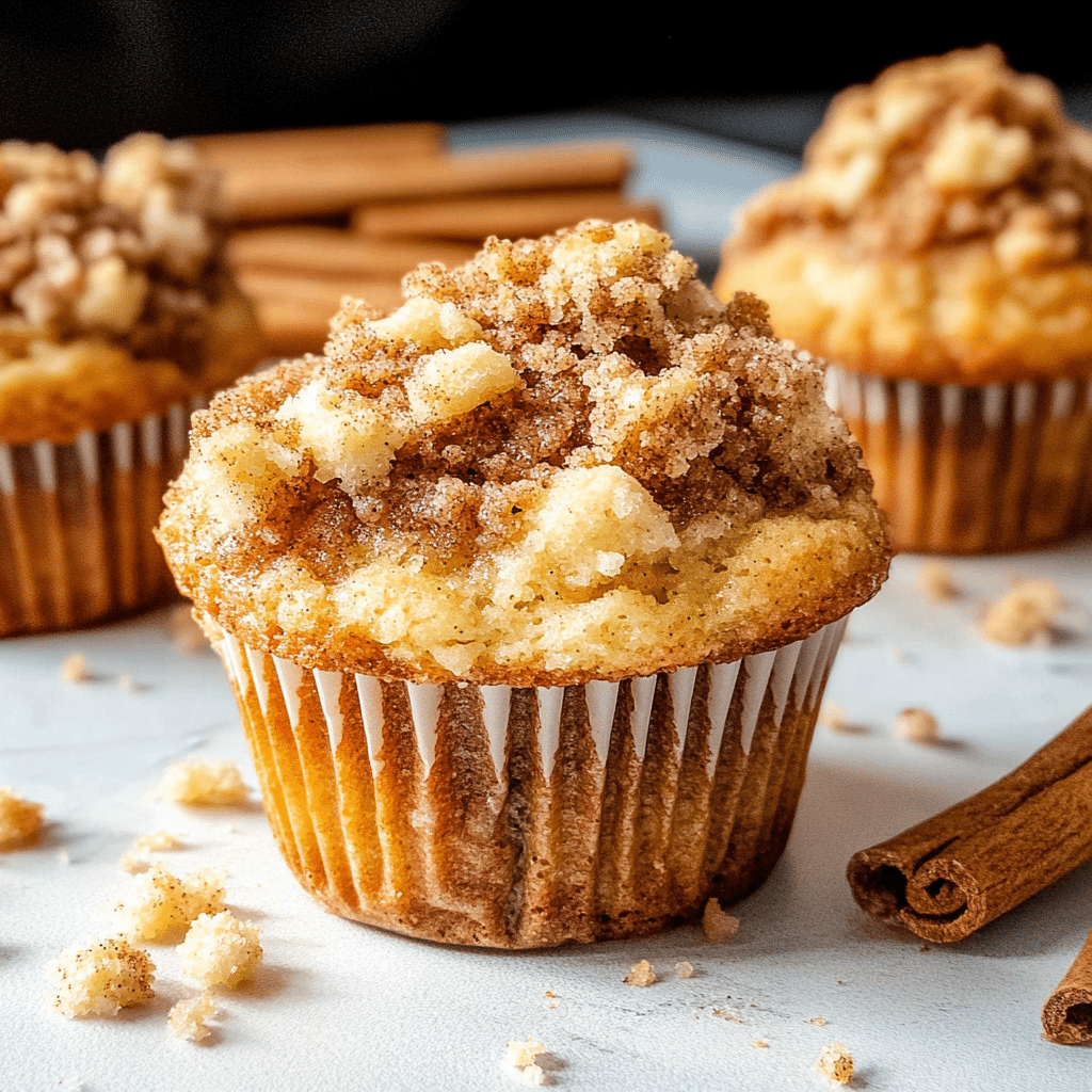 Cinnamon Streusel Muffins