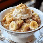 Comforting Banana Bread Cobbler