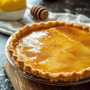 Golden Greek Honey Pie (Melopita)