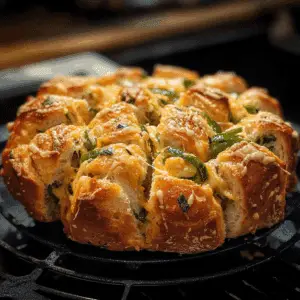 Jalapeño-Cheddar Pull-Apart Bread