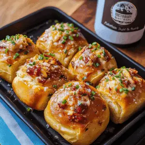 Loaded Baked Potato Dinner Rolls