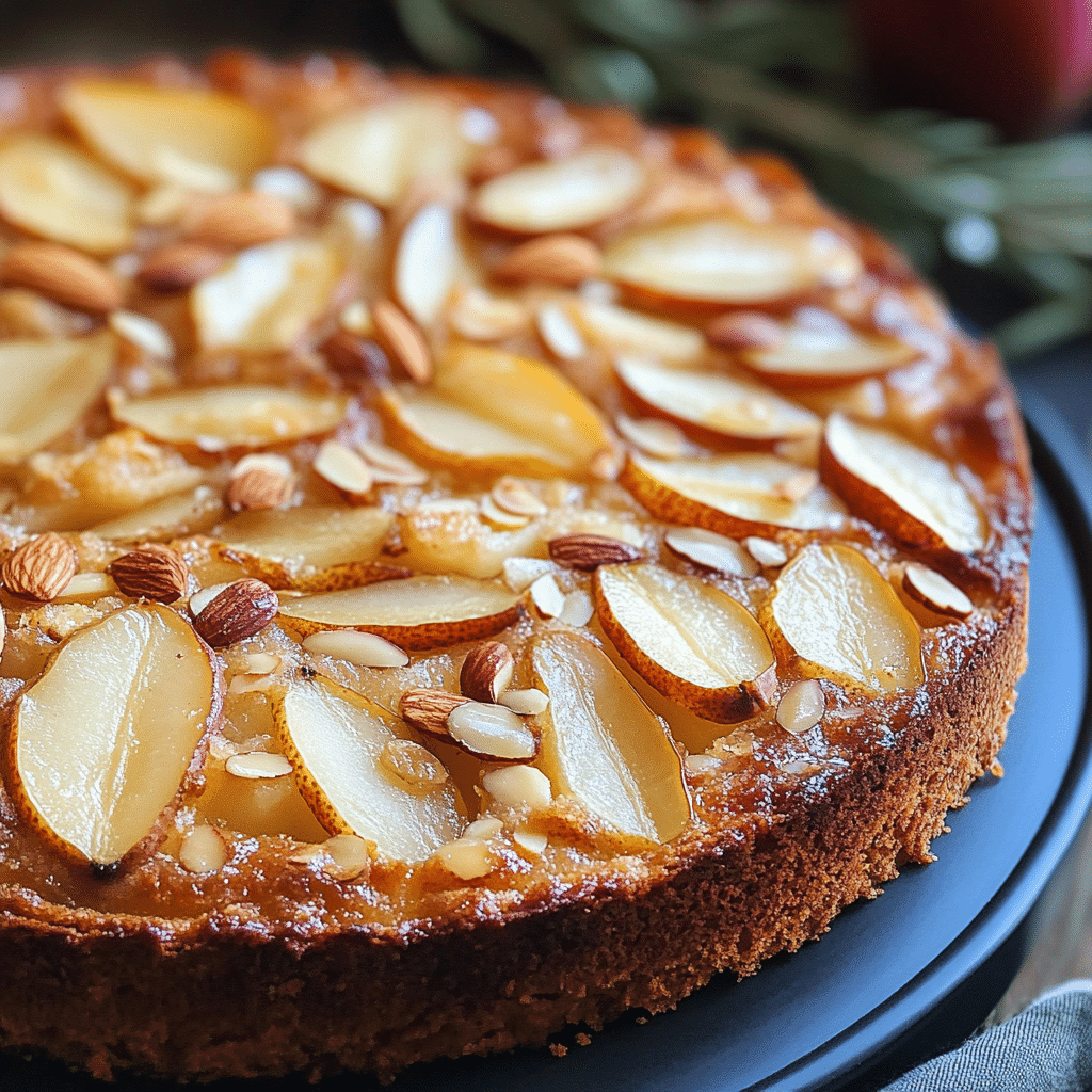 Pear and Almond Cake