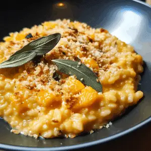 Pressure Cooker Butternut Squash Risotto With Frizzled Sage and Brown Butter