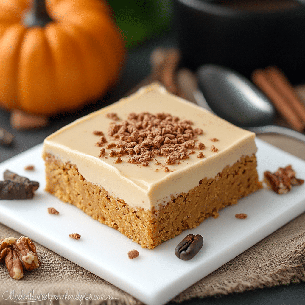 Pumpkin Spice Latte Bars
