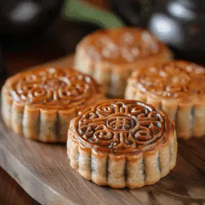 Red Bean Mooncakes