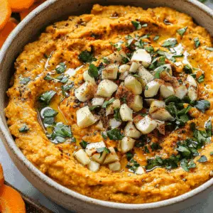 Roasted Garlic Tahini Carrot Dip