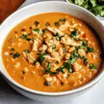 Slow Cooker Pumpkin Peanut Butter Chicken Soup