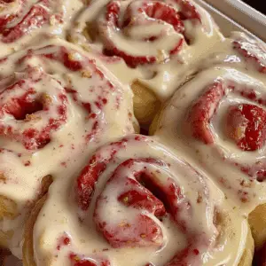 Strawberry Cheesecake Cinnabon Rolls