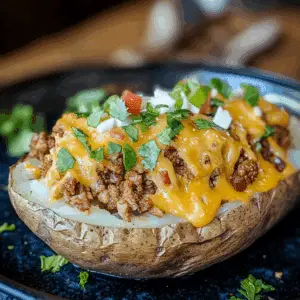 Taco Loaded Baked Potatoes