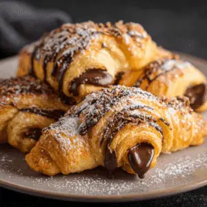 Air Fryer Chocolate Crescent Rolls