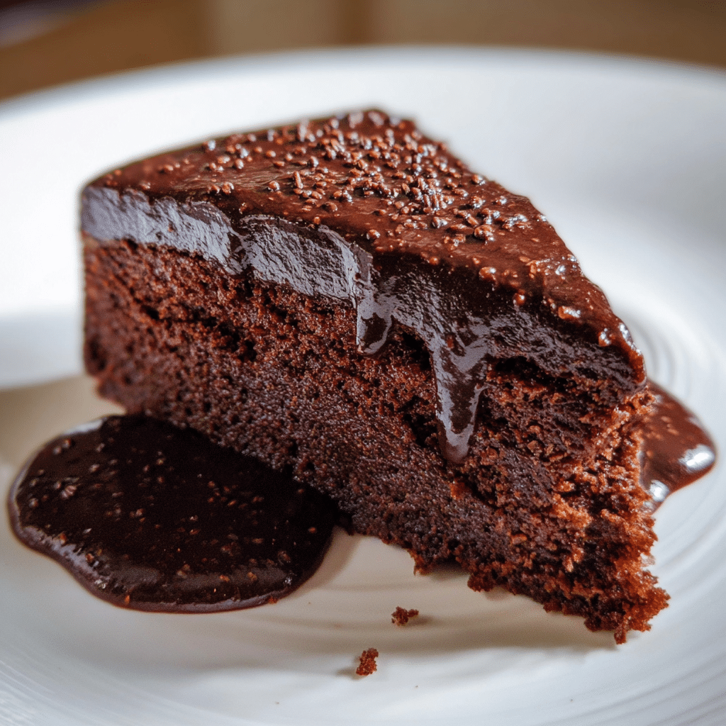 Chia Seed Chocolate Cake (No Flour)