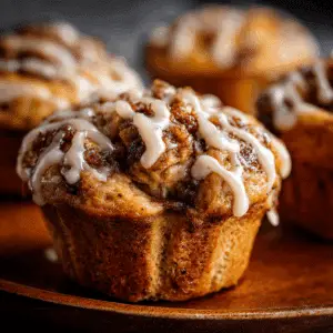 Cinnamon Roll Protein Muffins