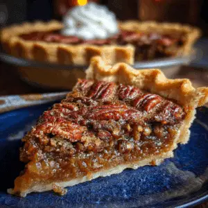 Classic Pecan Pie with Maple and Bourbon