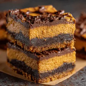 Creamy Pumpkin Chocolate Cheesecake Bars