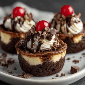 Loaded Brownie Cheesecake Cups