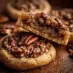 Pecan Pie Cookies with Gooey Brown Sugar Filling