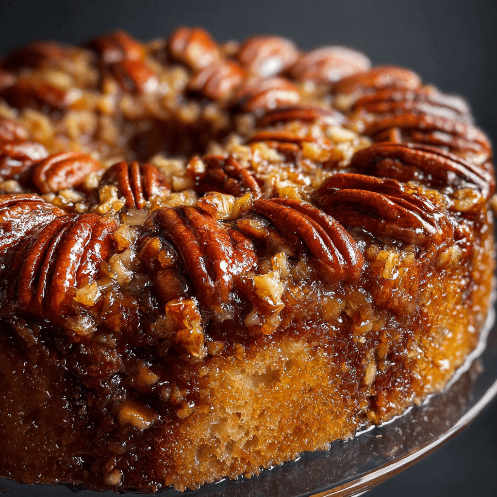 Pecan Upside Down Cake