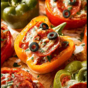 Pizza Stuffed Peppers