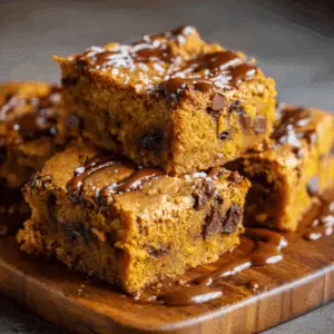 Pumpkin Spice Blondies