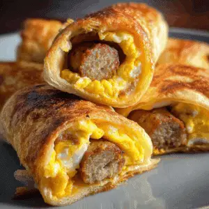 Sausage Egg & Cheese Roll-Ups