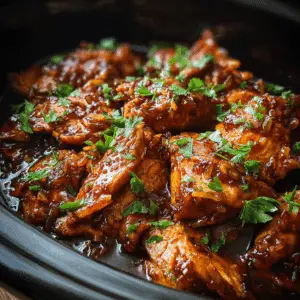 Slow Cooker Honey Garlic Chicken