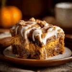 Spiced Pumpkin Earthquake Cake