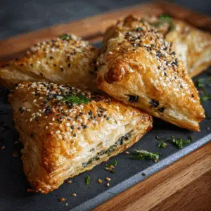 Spinach & Feta Puff Pastry Parcels