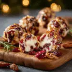 Sweet & Nutty Cranberry Pecan Cheese Bites