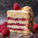 White Chocolate Raspberry Cake