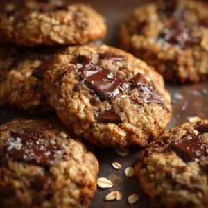 Banana-Oat Chocolate Cookies