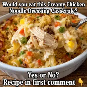 chicken noodle dressing casserole