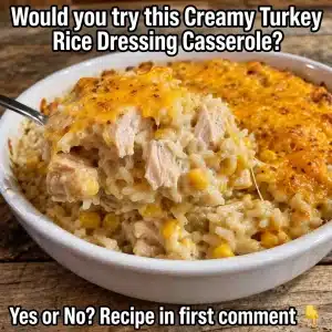 turkey rice dressing casserole