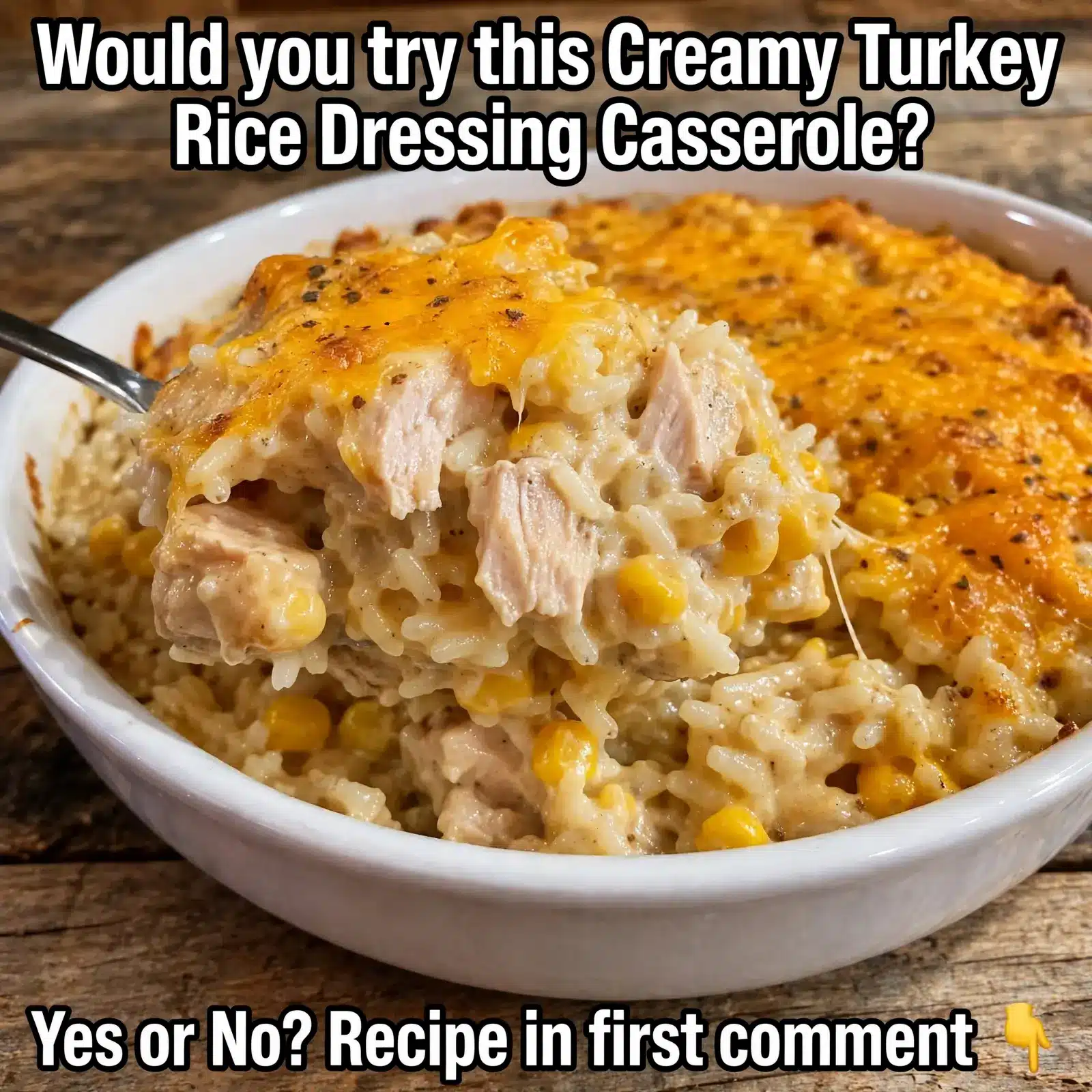turkey rice dressing casserole