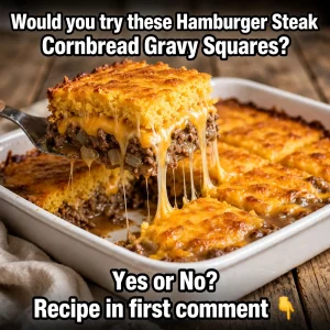hamburger steak cornbread recipe