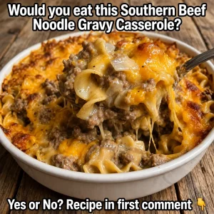 Southern Beef Noodle Casserole