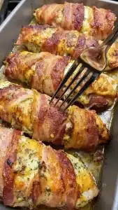 bacon wrapped chicken